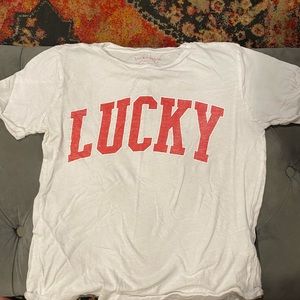 Lucky brand logo tee